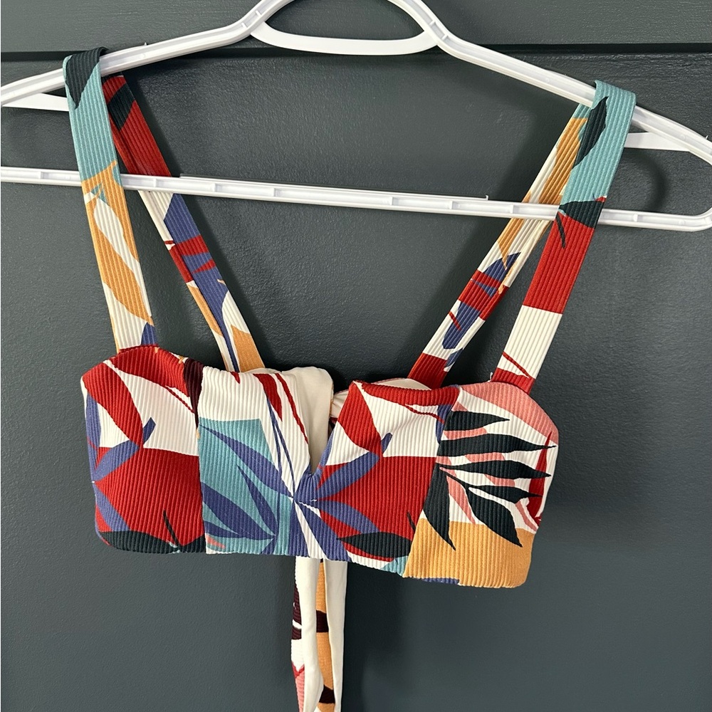 Colorful Patterned Bikini Top